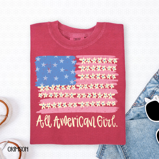 All American Girl DTF Transfer