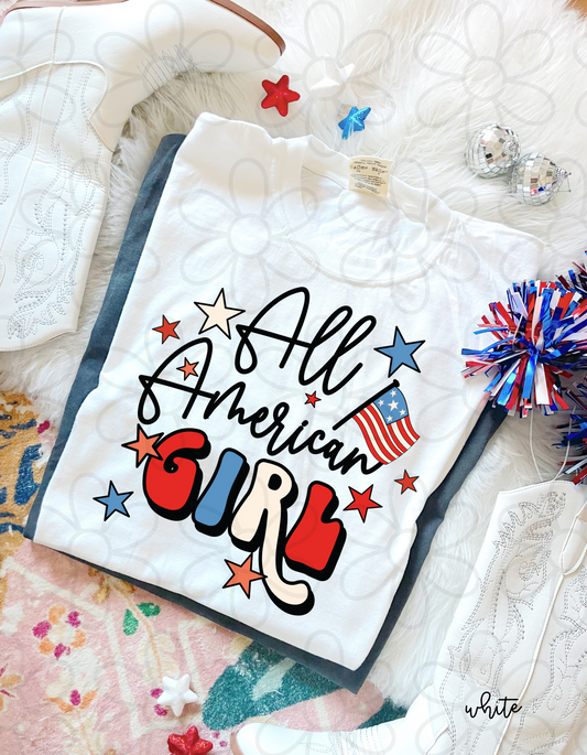 All American Girl Completed Tee