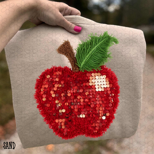 Apple Sequins Kids Completed Tee