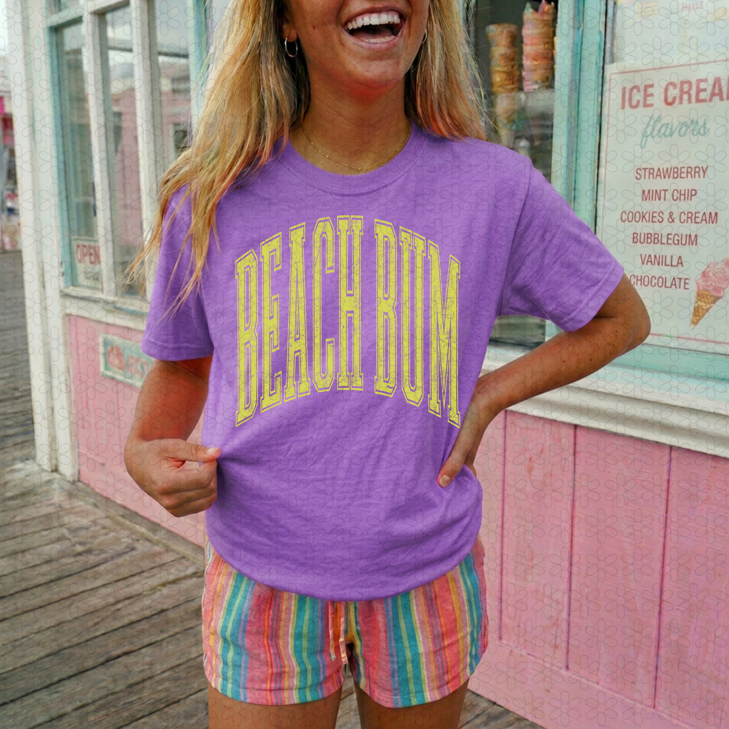 BEACH BUM (Multiple Colors) DTF Transfer