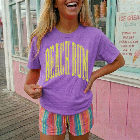BEACH BUM (Multiple Colors) DTF Transfer