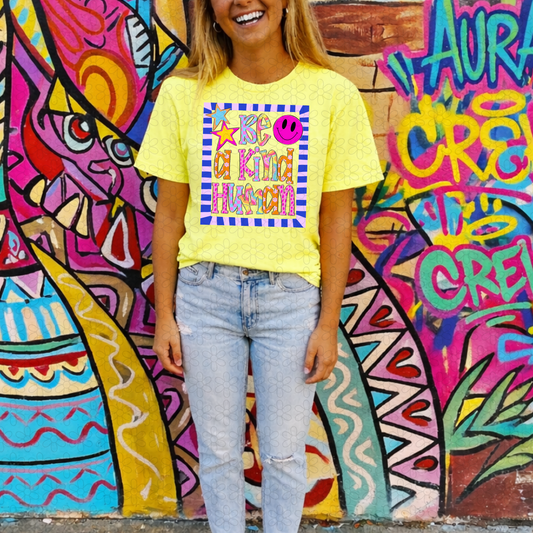 BE A KIND HUMAN Completed Tee