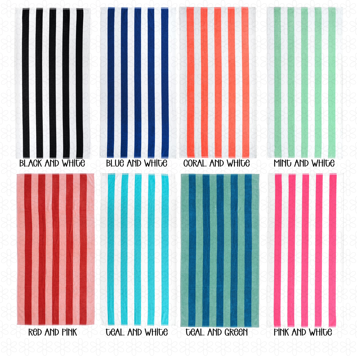 Custom Name Towel Embroidery