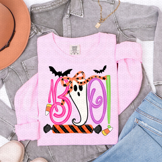 BOO! Candy corn ghost Completed Tee