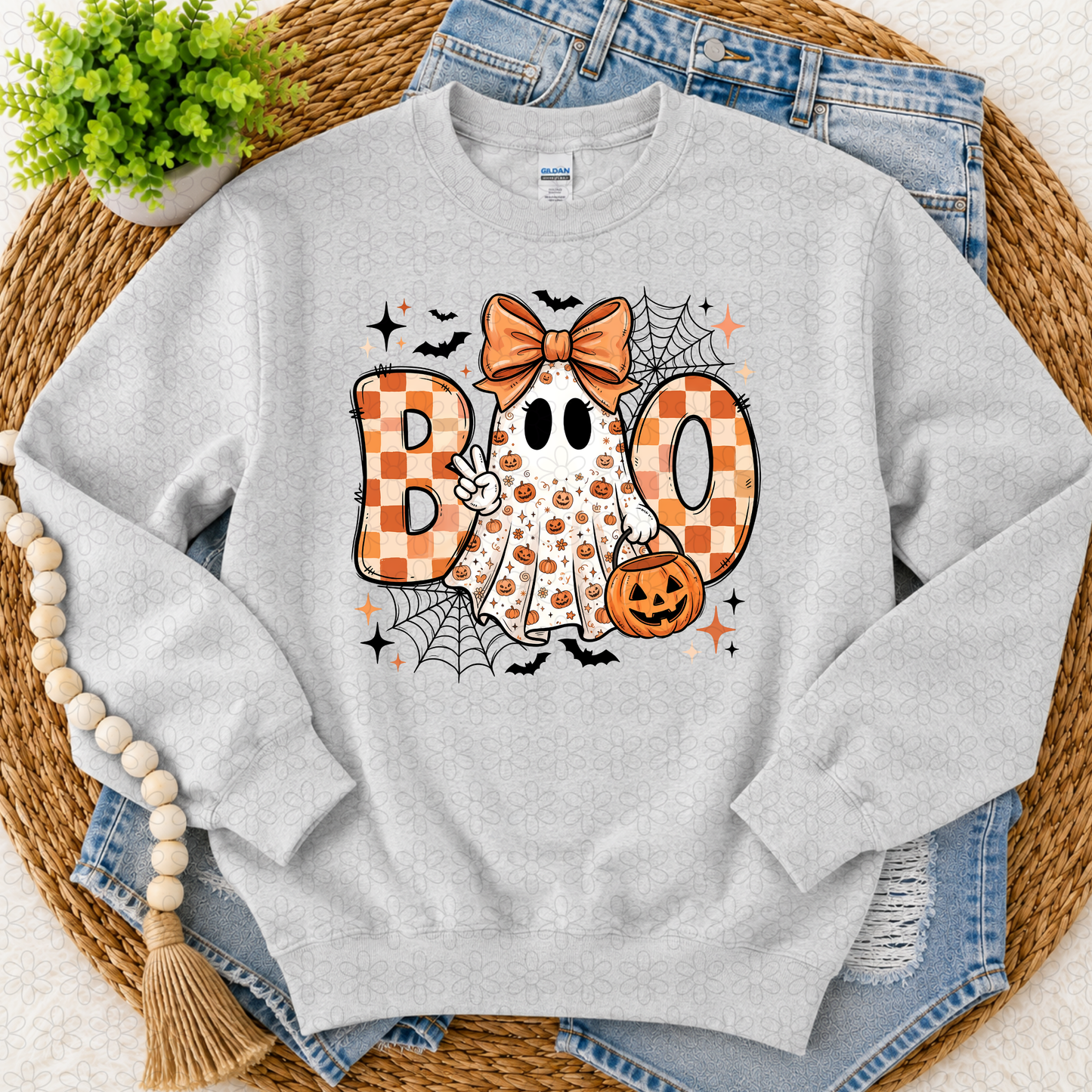 BOO Ghost Girl Completed Tee