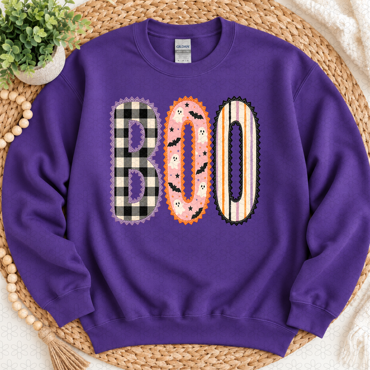 BOO Halloween Completed Tee