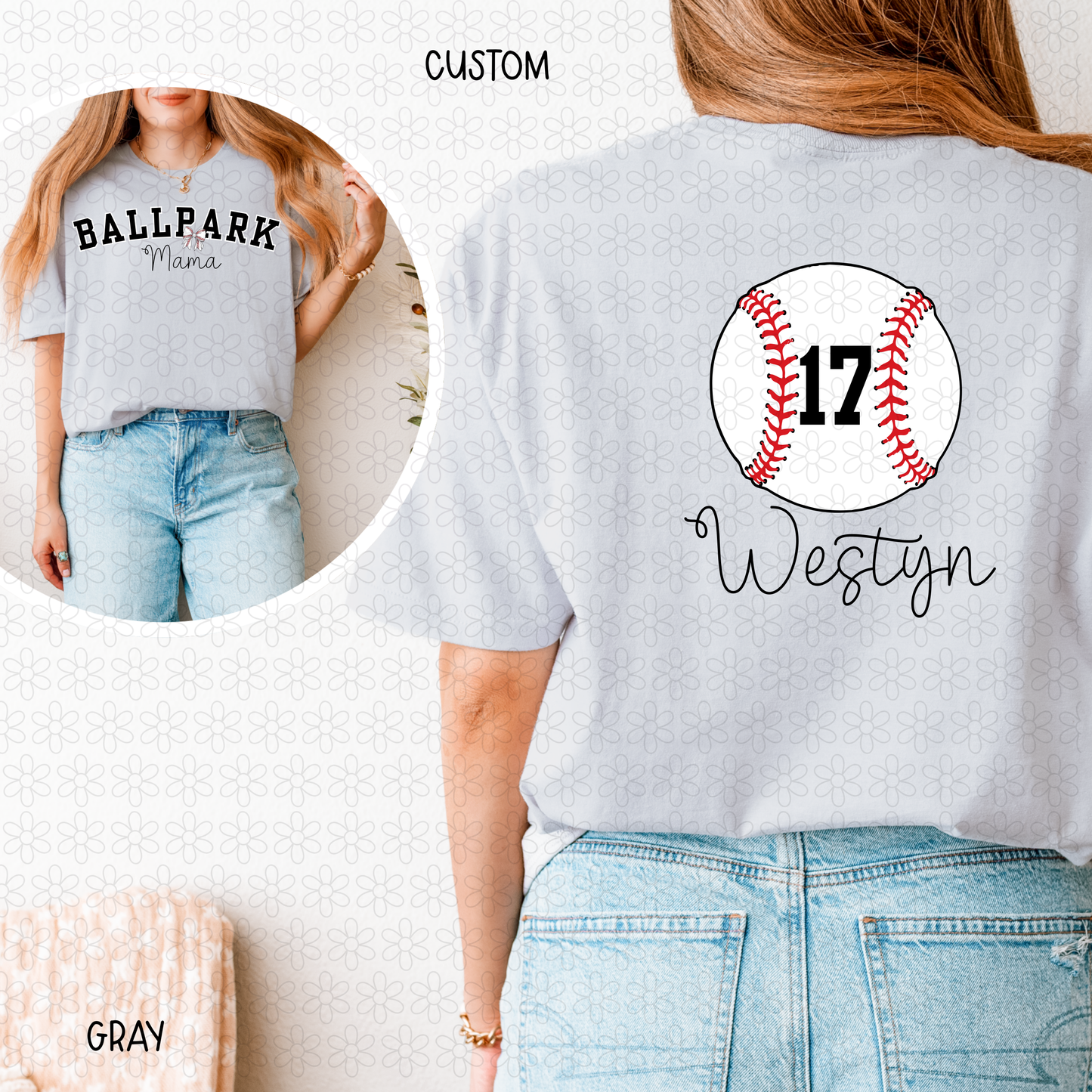 Ballpark Custom Names Completed Tee