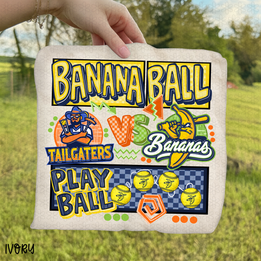 Banana Ball Vs Tailgaters Completed Tee