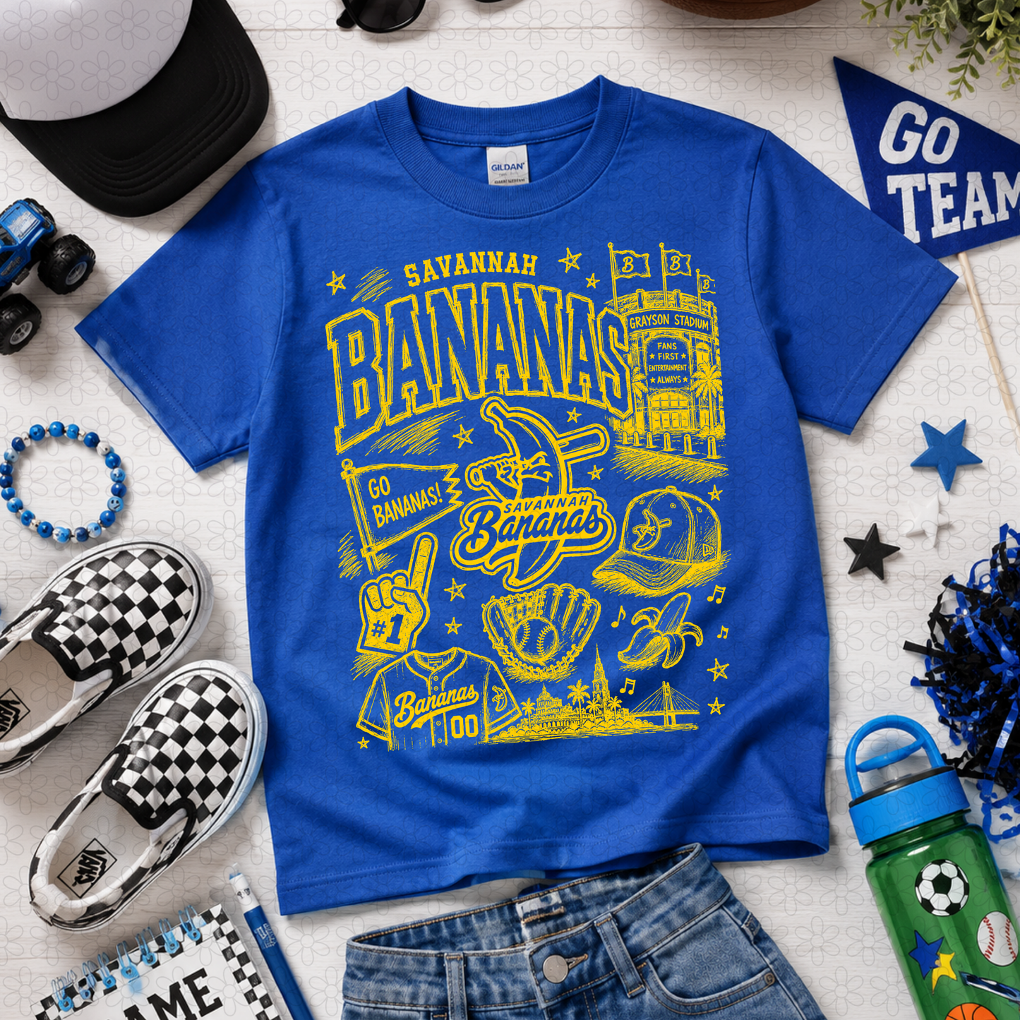 Bananas Collage (Multiple Colors) Complete Tee