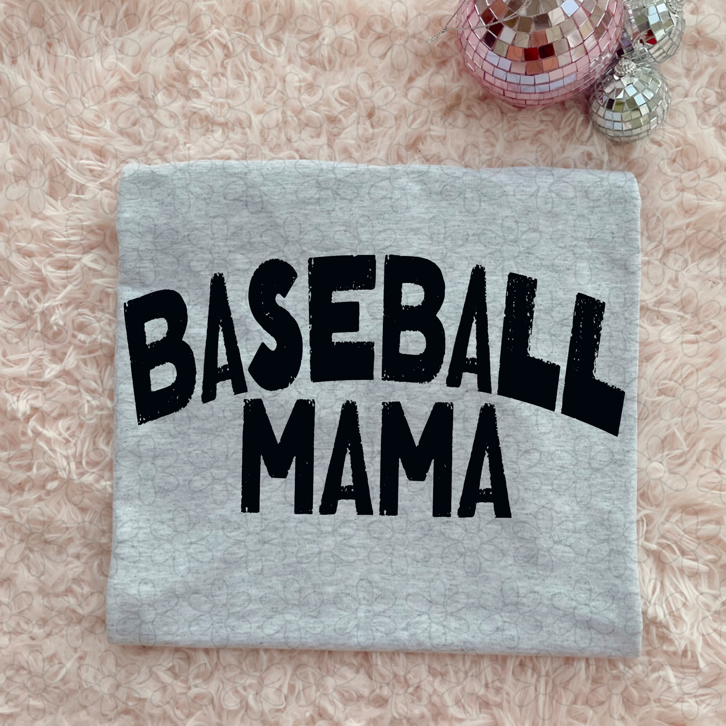 Baseball Mama Black DTF Transfer
