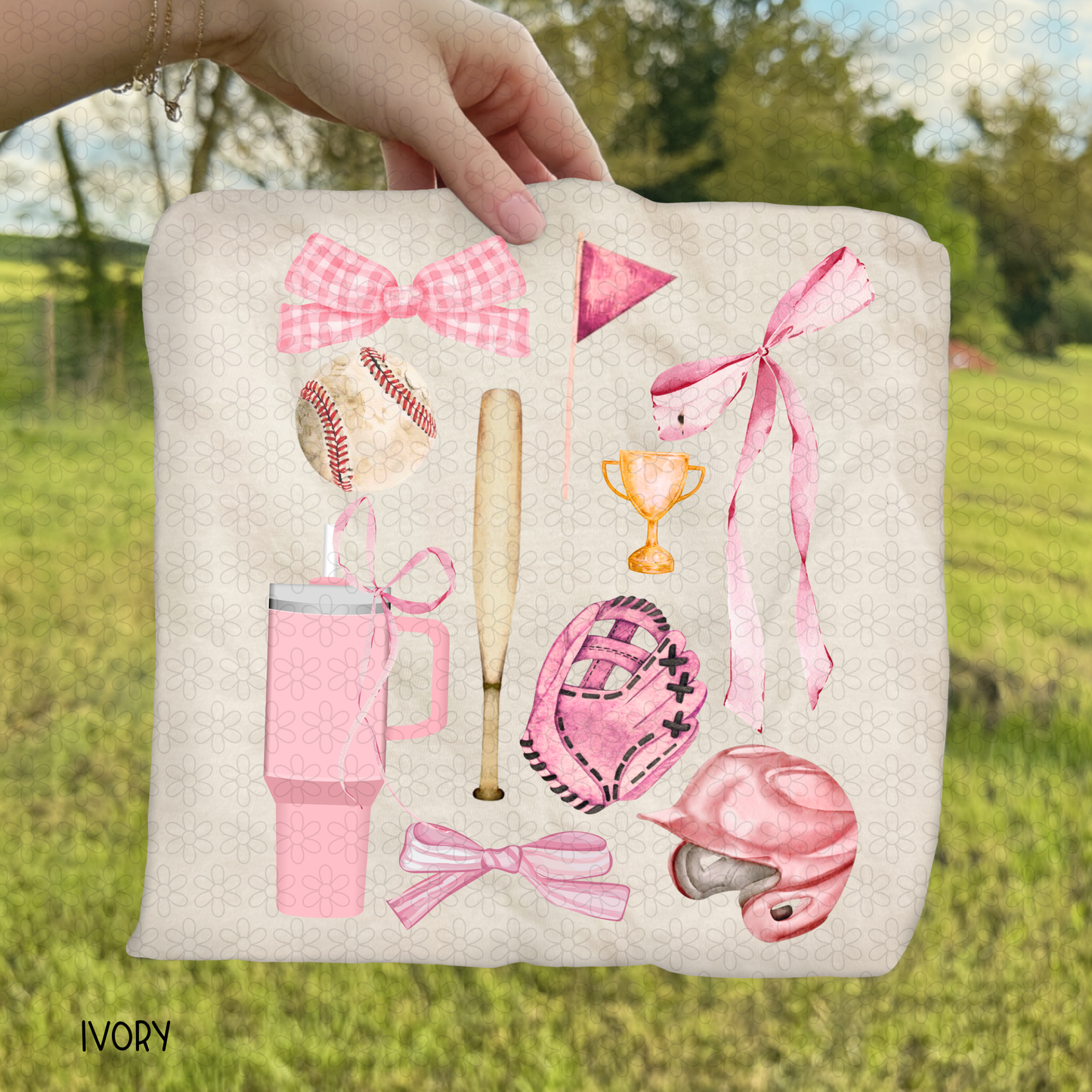 Pink Sports Coquette DTF Transfer