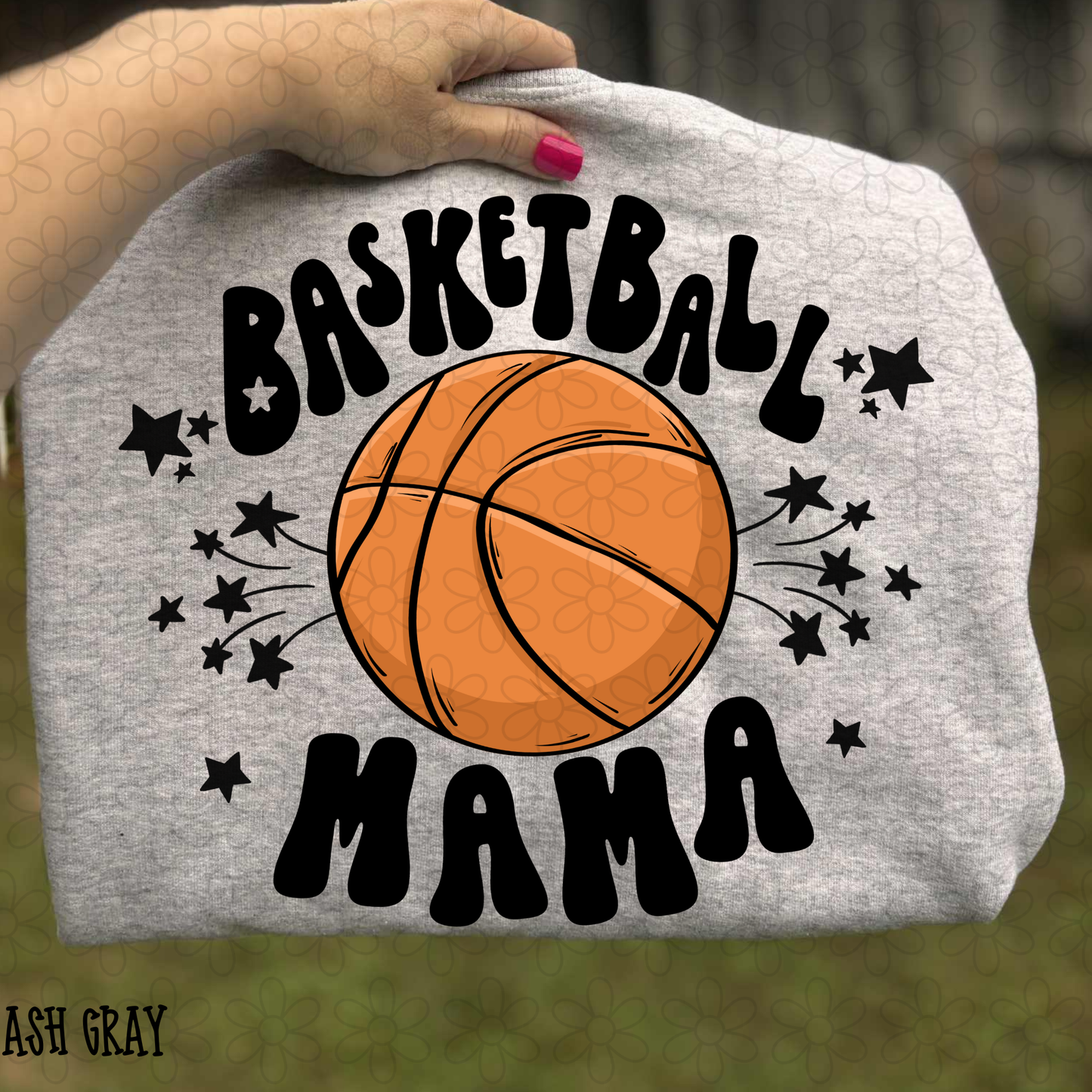 Basketball Mama Stars Completed Tee