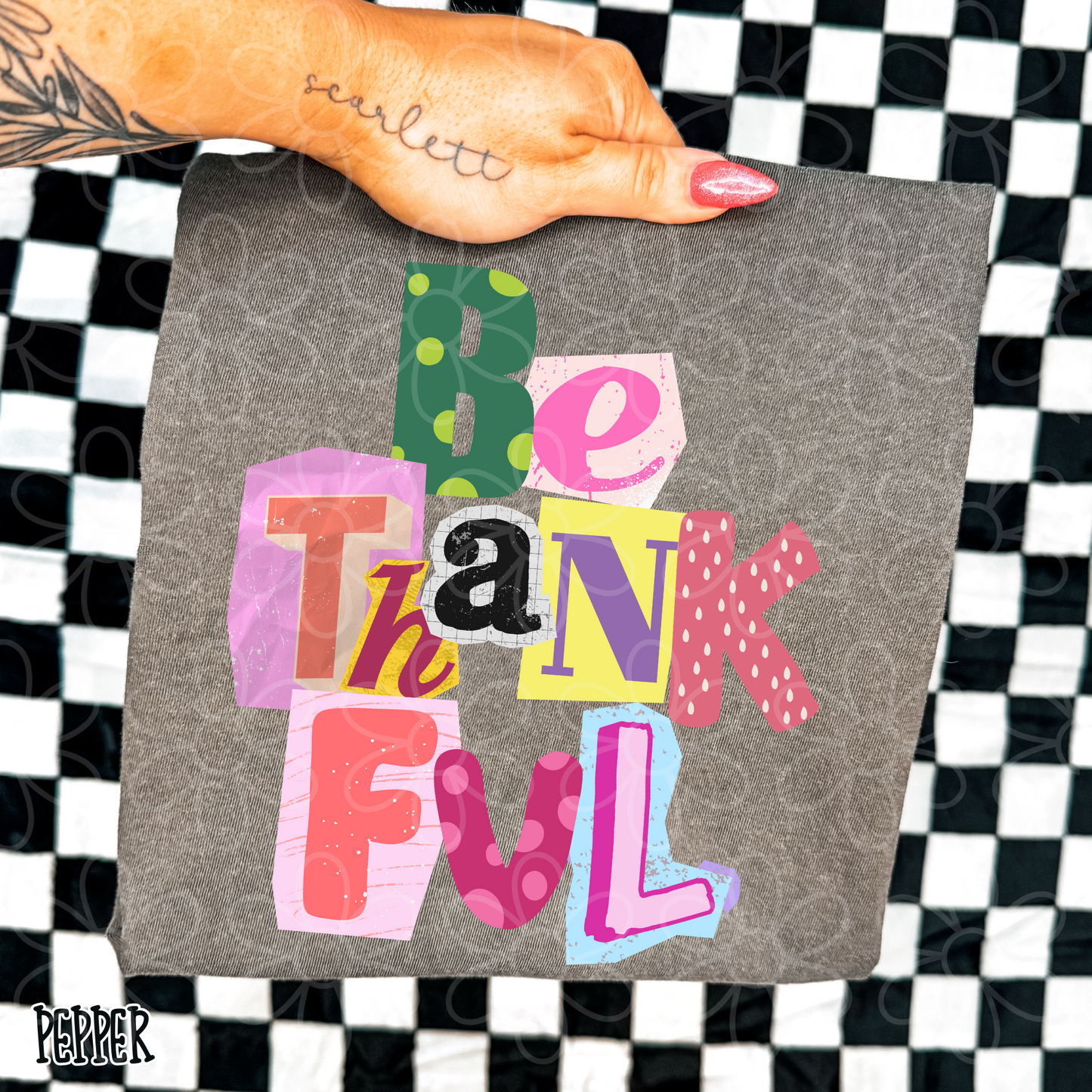 Be Thankful Ransom Kids Completed Tee