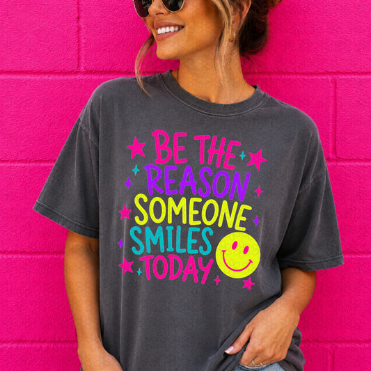 Be The Season Someone Smiles Today Completed Tee