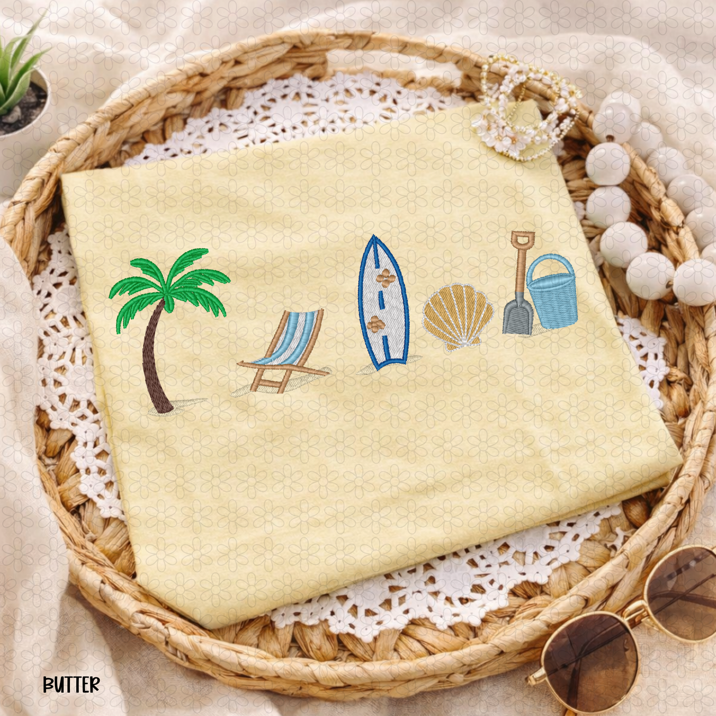Beach Embroidery