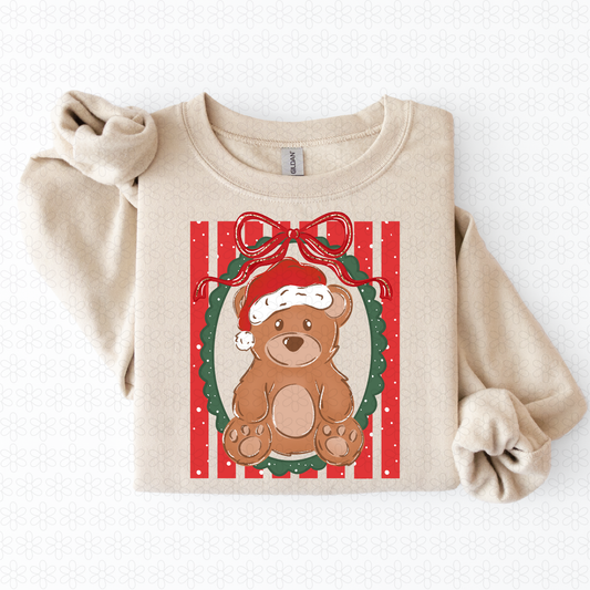 Bear frame red dot stripes Completed Tee