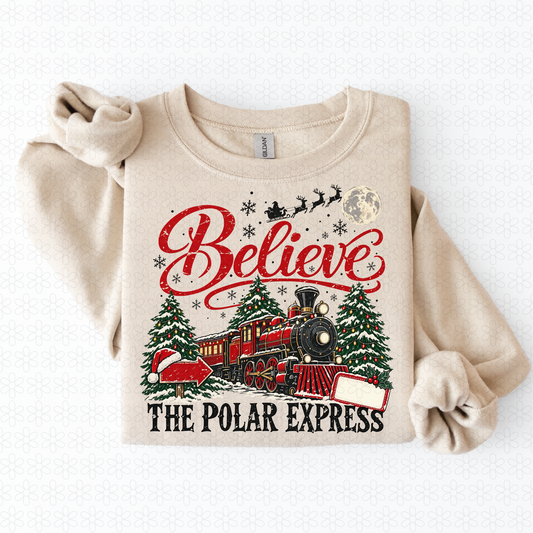 Believe The Express- Black Completed Tee