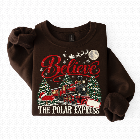 Believe The Express- White Completed Tee