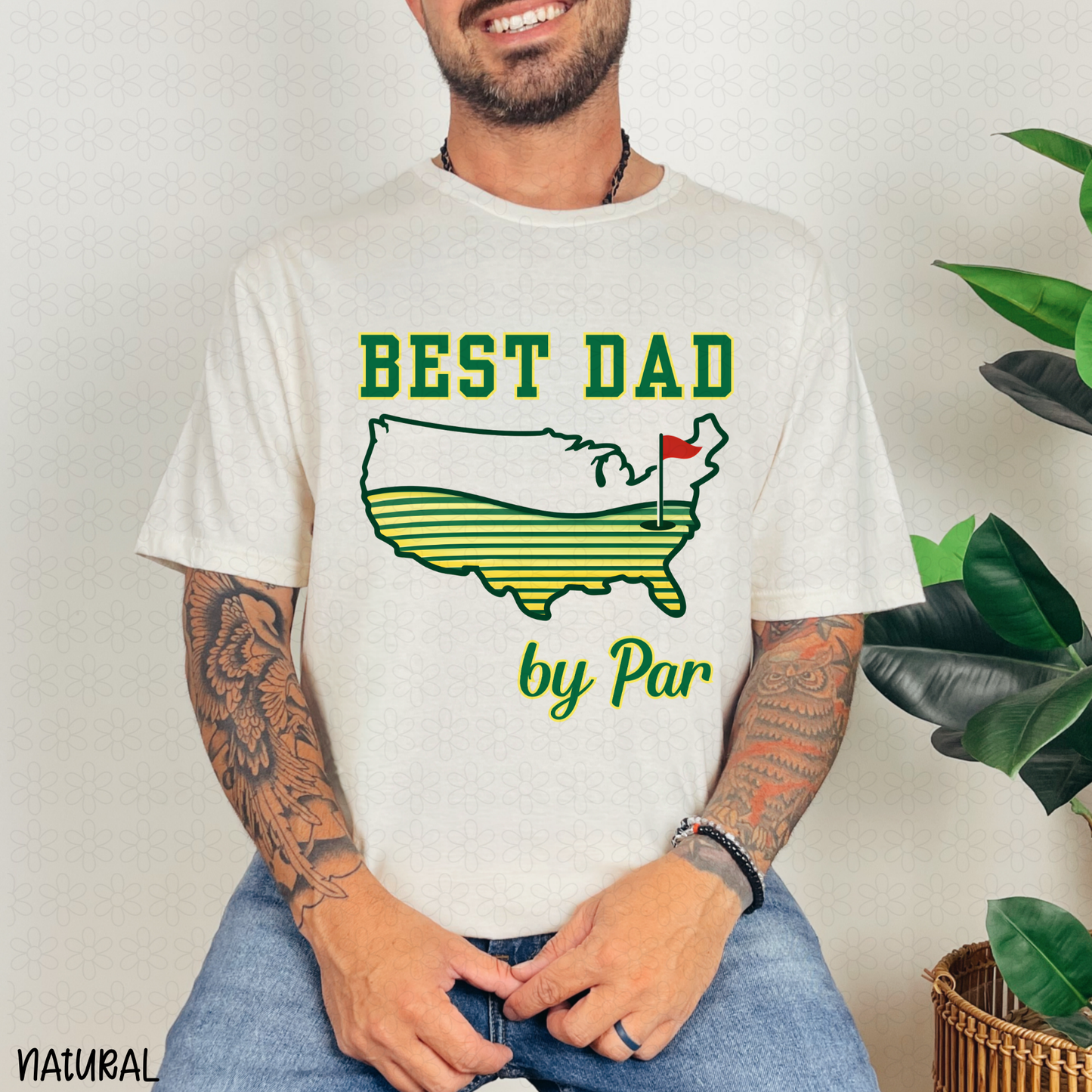 Best Dad By Par DTF Transfer
