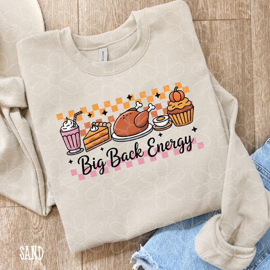 Big Back Energy Kids Completed Tee