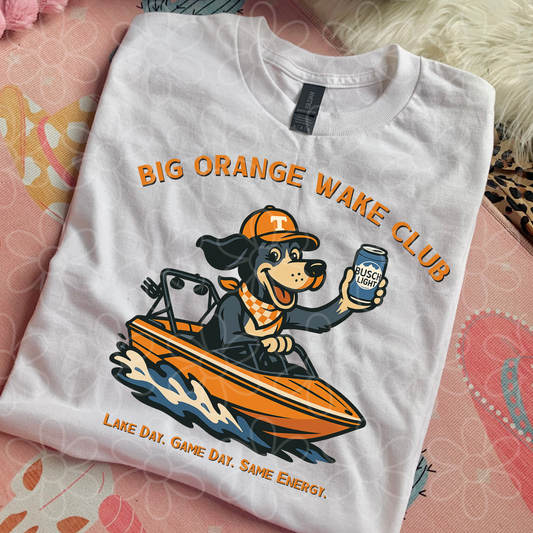 Big Orange Wake Club DTF Transfer