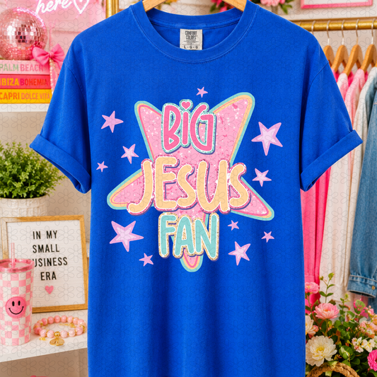 Big Jesus Fan Complete Tee