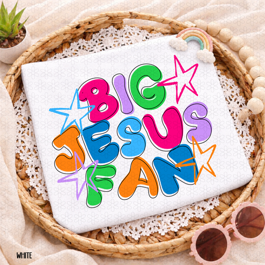 Big Jesus Fan Completed Tee