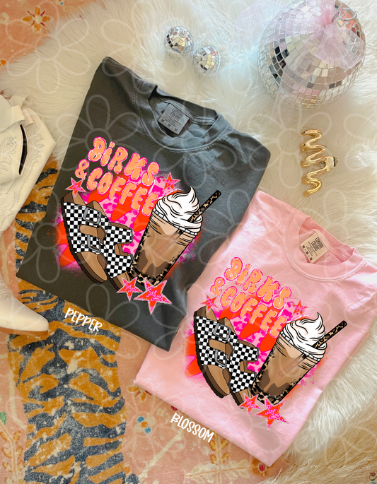 Birks & Coffee Completed Tee