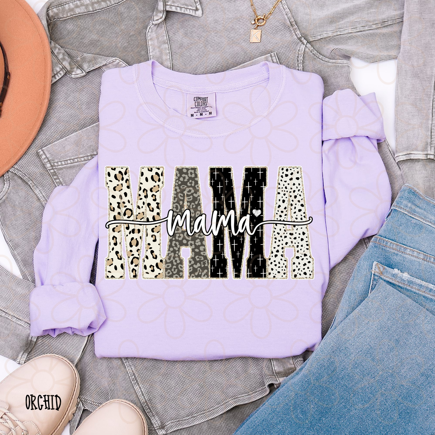 Black & White Pattern Names (Multiple Options) Completed Tee