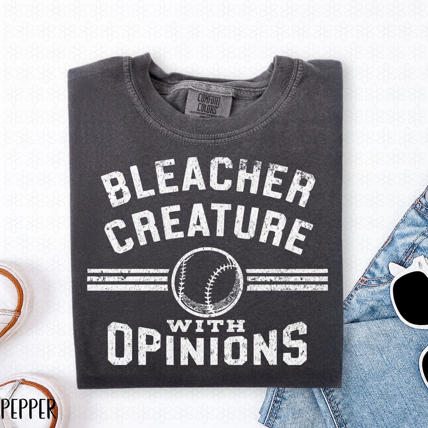Bleacher Creature - White Completed Tee