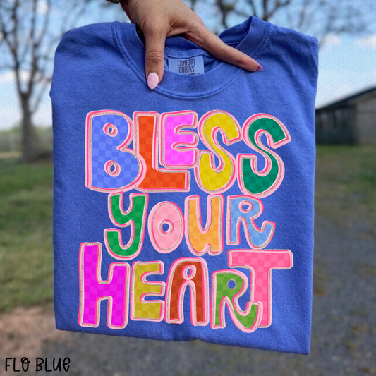 Bless Your Heart Completed Tee
