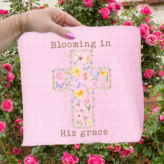 Blooming In His Grace Completed Tee