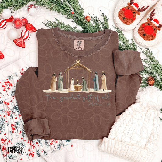 Blue The Greatest Gift Of All Kids Completed Tee