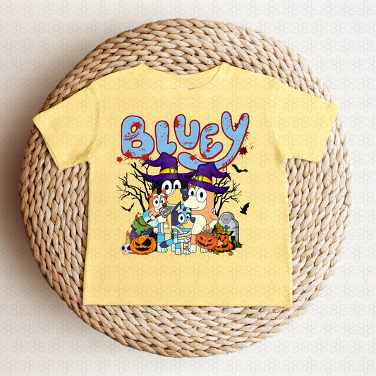 Blue Guy Halloween Town Completed Tee