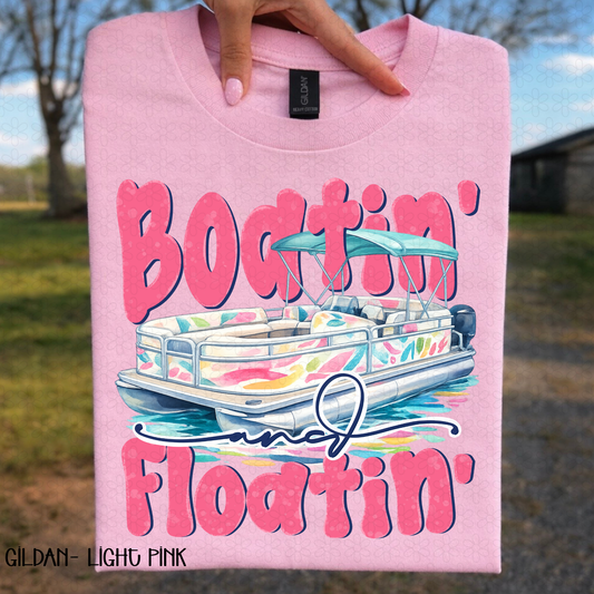 Boatin' Floatin' Pontoon DTF Transfer