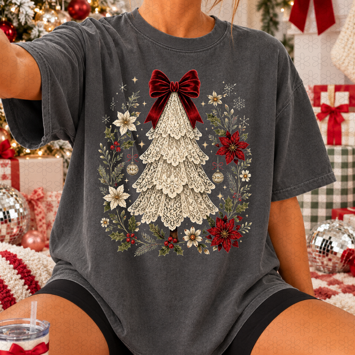 Boho Christmas Completed Tee
