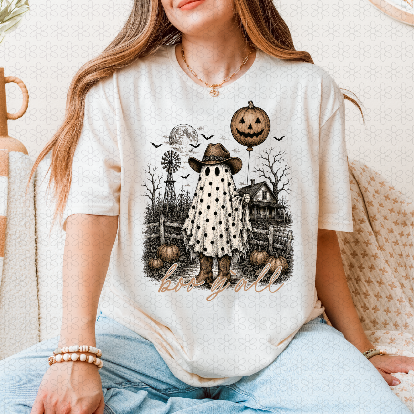 Boo y'all Completed Tee