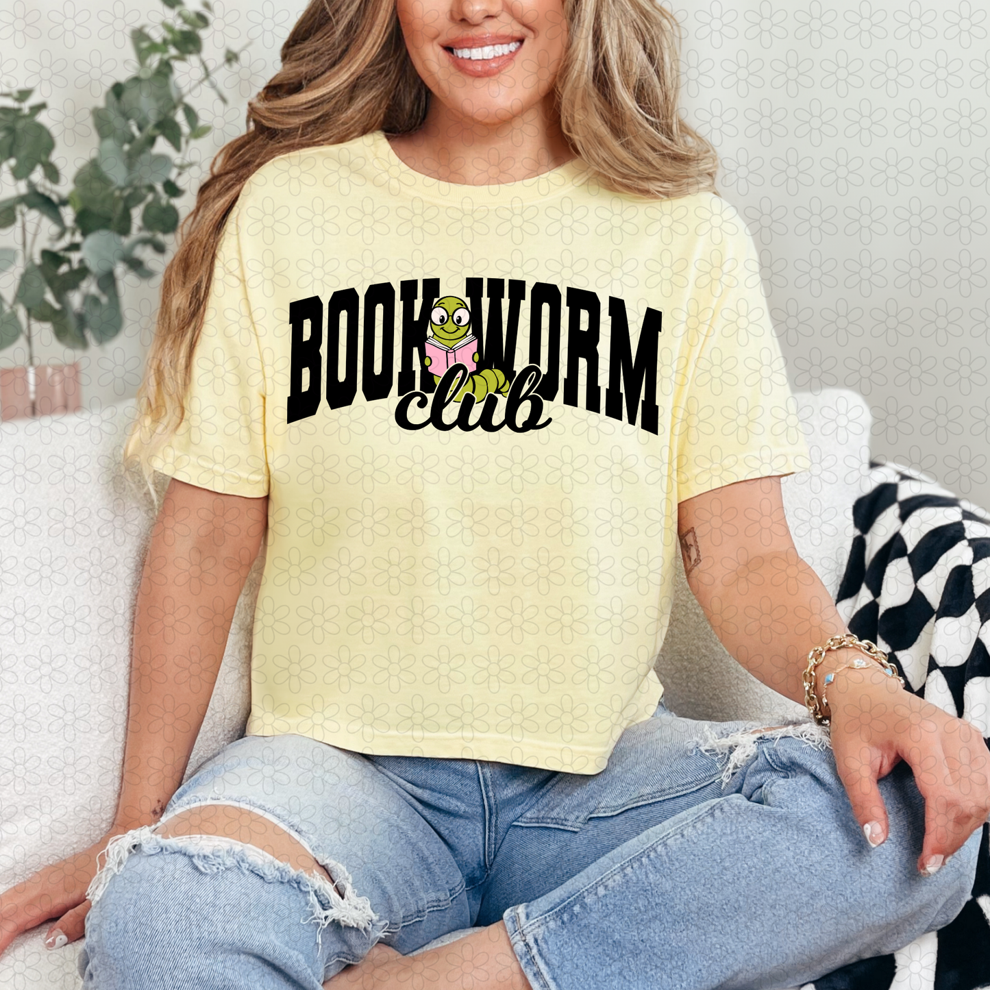 Book worm club (Multiple Colors) DTF Transfer