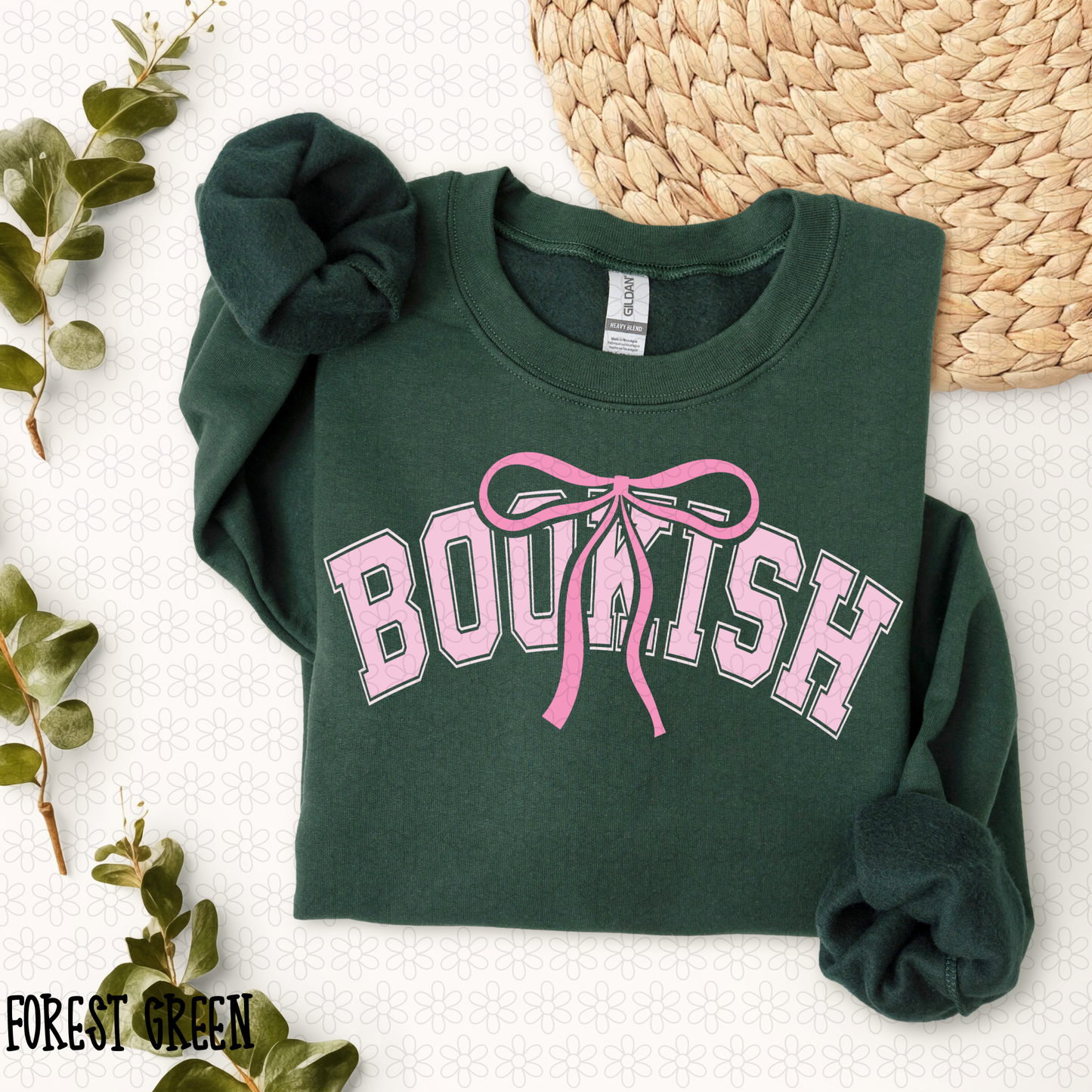 Bookish Pink Varsity Bow DTF Transfer