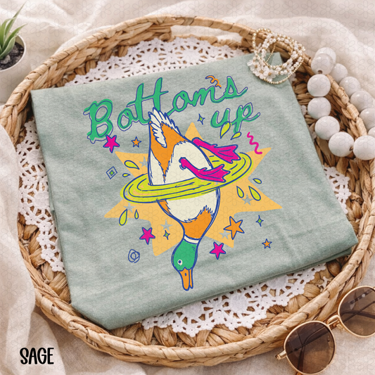 Bottoms Up Completed Tee