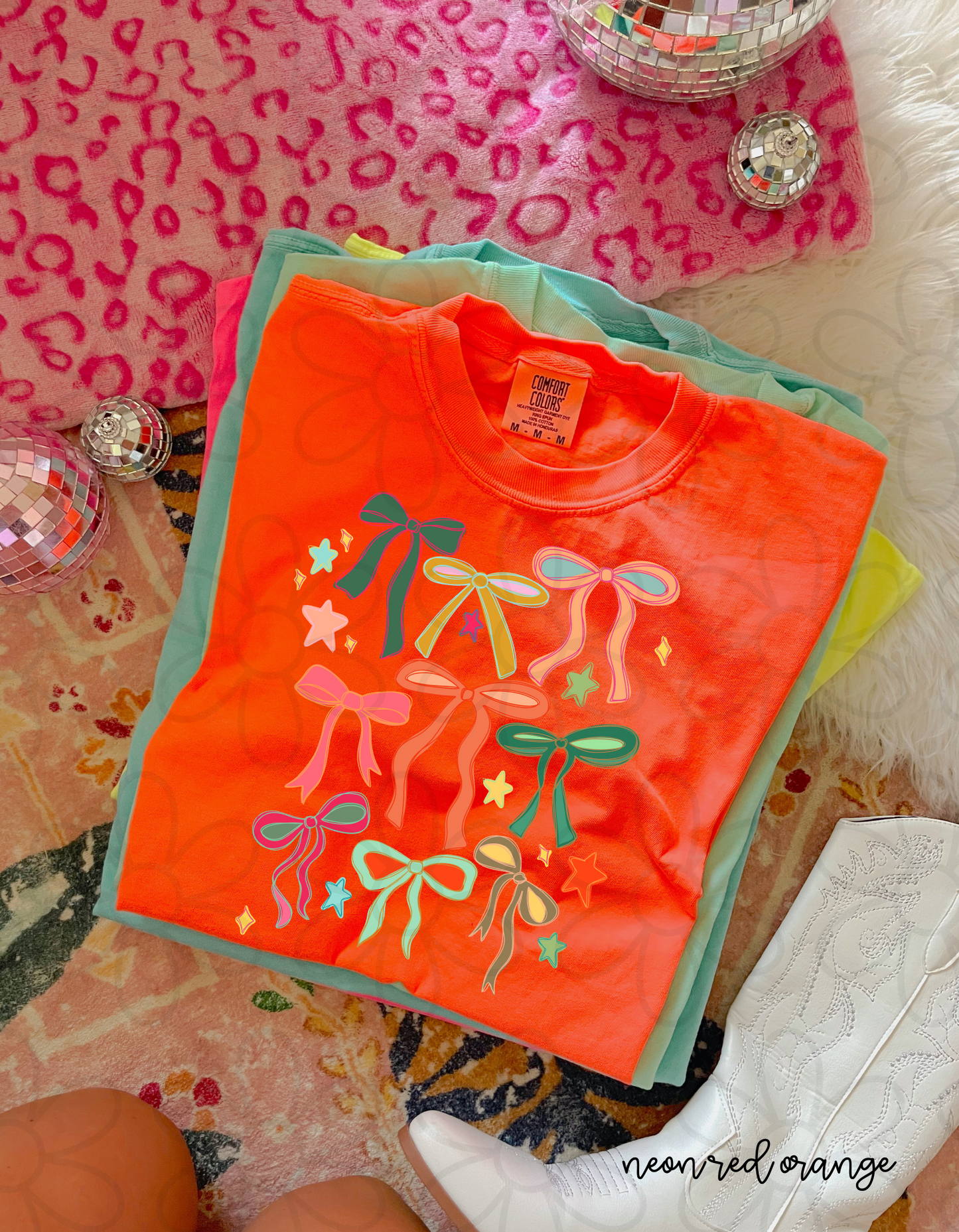 Bows & Stars Completed Tee