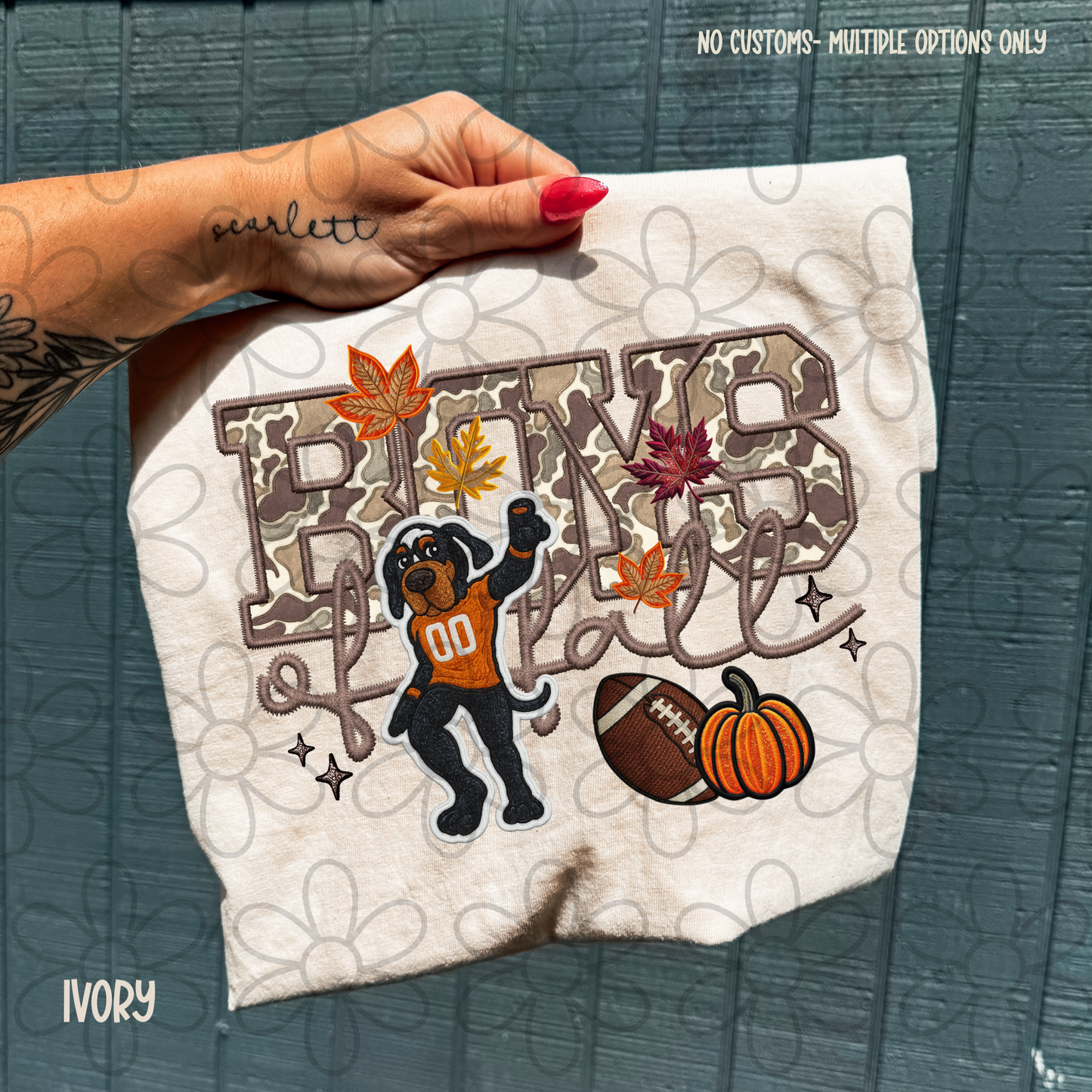 Boys Of Fall Football Teams (Multiple Options) Completed Tee