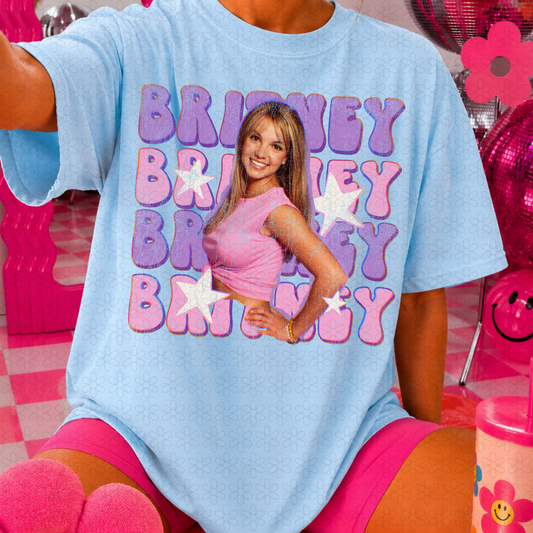 Britney- PINK Completed Tee