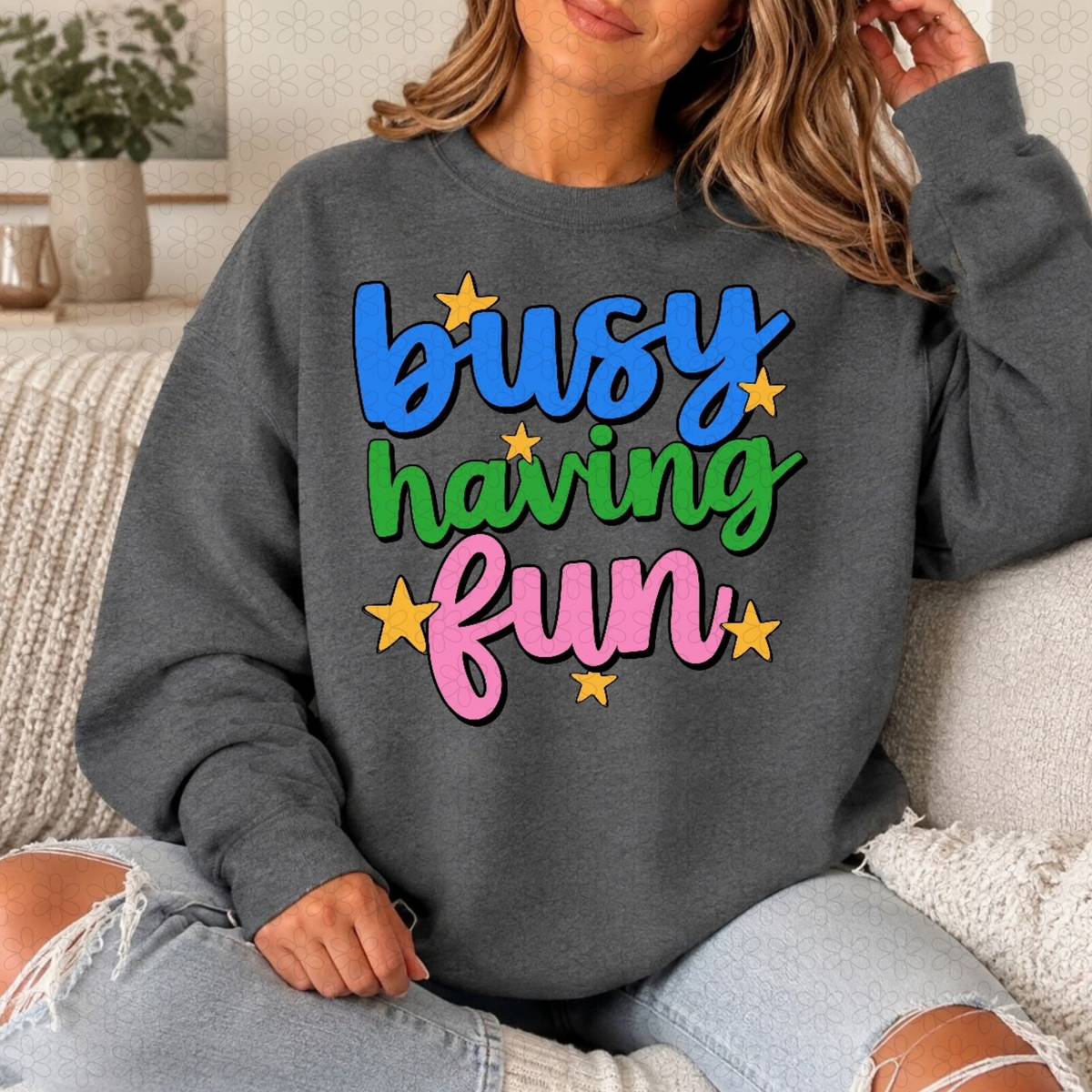Busy Having Fun Completed Tee