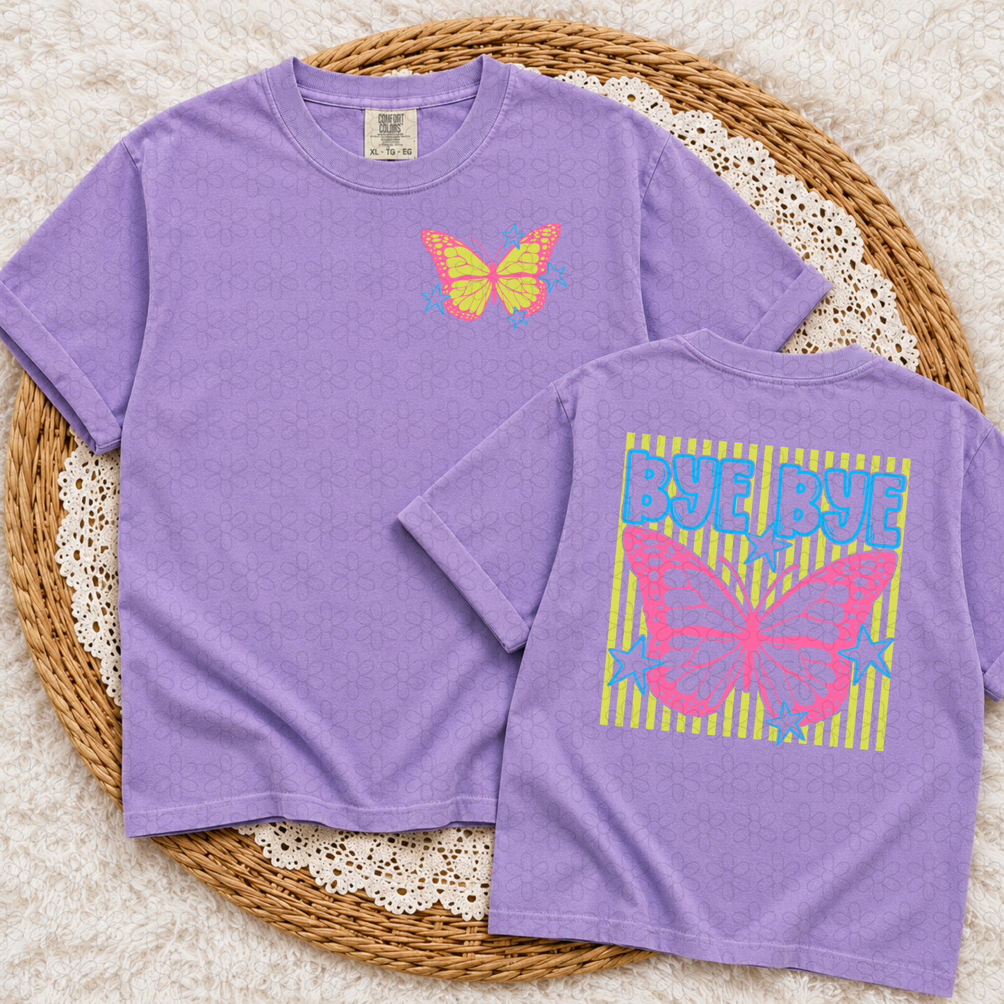 Bye Bye Butterfly DTF Transfer