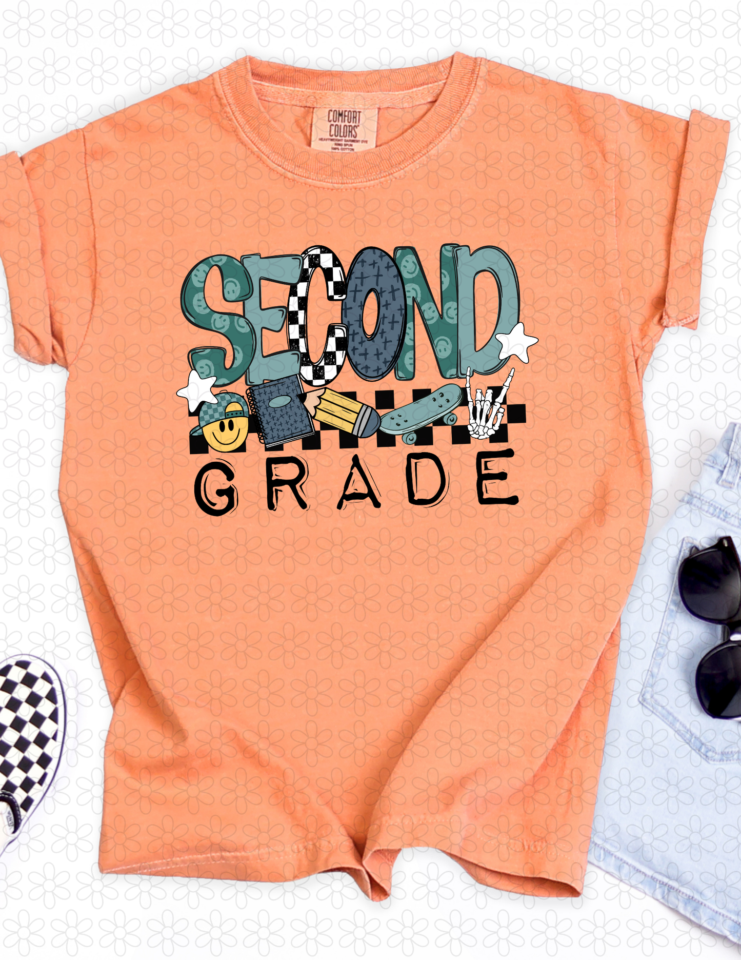 CHECKERED Grade Levels (Multiple Grade Levels) DTF Transfer