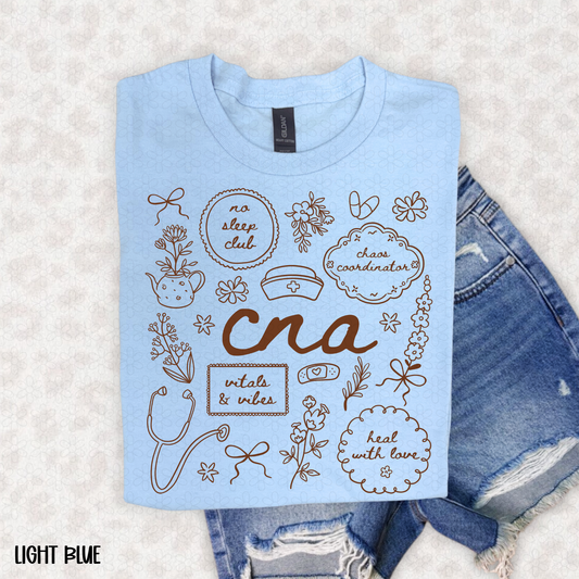 CNA-Brown Completed Tee