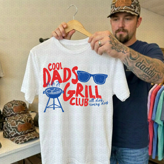 COOL DAD'S GRILL CLUB Completed Tee