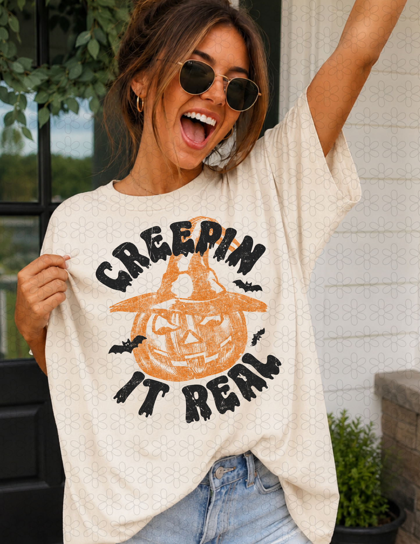 CREEPIN IT REAL (Multiple Color Options)  DTF Transfer