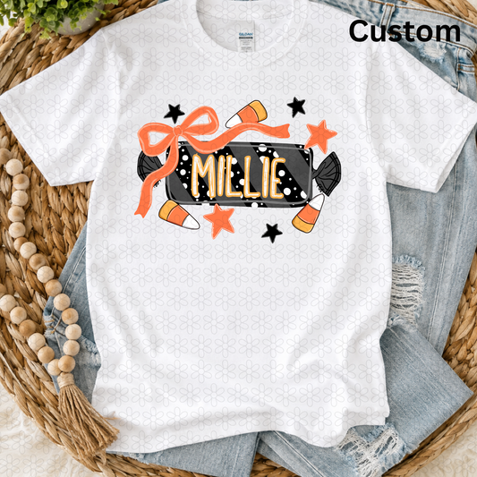 CUSTOM Candy corn Completed Tee